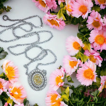 Load image into Gallery viewer, Yellow and White Diamond Pendant