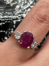 Load image into Gallery viewer, Ruby & Diamond Ring