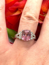 Load image into Gallery viewer, Art Deco Style Pink Tourmaline Ring