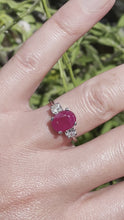 Load and play video in Gallery viewer, Ruby & Diamond Ring