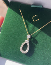 Load and play video in Gallery viewer, Stunning Diamond Pendant in 18ct Gold
