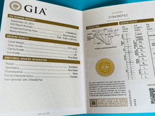 Load image into Gallery viewer, Diamond Halo Engagement Ring on GIA Certificate