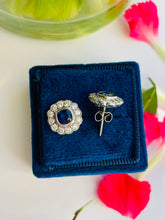 Load image into Gallery viewer, Sumptuous Sapphire & Diamond Stud Earrings