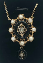 Load image into Gallery viewer, French Pearl & Diamond Pendant
