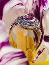 Load image into Gallery viewer, Romantic Pink Sapphire & Diamond Ring