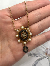 Load image into Gallery viewer, French Pearl & Diamond Pendant