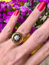 Load image into Gallery viewer, An antique French Onyx and Diamond Ring