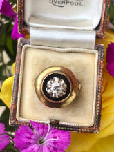 Load image into Gallery viewer, An antique French Onyx and Diamond Ring