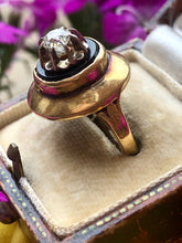 Load image into Gallery viewer, An antique French Onyx and Diamond Ring