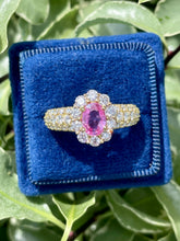 Load image into Gallery viewer, Gloriously Romantic Pink Sapphire & Diamond Ring