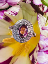 Load image into Gallery viewer, Romantic Pink Sapphire & Diamond Ring