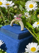 Load image into Gallery viewer, Gloriously Romantic Pink Sapphire & Diamond Ring