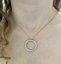 Load image into Gallery viewer, Contemporary Diamond Pendant in Platinum