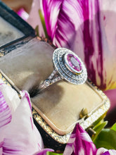 Load image into Gallery viewer, Romantic Pink Sapphire & Diamond Ring