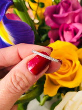 Load image into Gallery viewer, Diamond Set Half Eternity Ring in Platinum