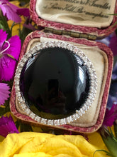 Load image into Gallery viewer, Cabochon Onyx and Diamond Ring