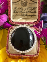 Load image into Gallery viewer, Cabochon Onyx and Diamond Ring