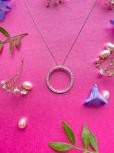 Load image into Gallery viewer, Contemporary Diamond Pendant in Platinum