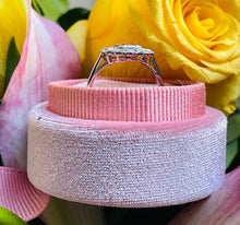 Load image into Gallery viewer, Beautiful Pink Sapphire & Diamond Ring in Platinum