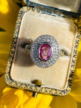 Load image into Gallery viewer, Romantic Pink Sapphire & Diamond Ring