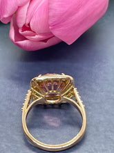 Load image into Gallery viewer, Pink tourmaline in rose gold