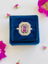 Load image into Gallery viewer, Pretty Pink Sapphire & Diamond Ring