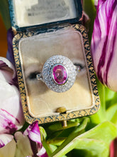 Load image into Gallery viewer, Romantic Pink Sapphire & Diamond Ring