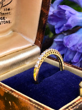 Load image into Gallery viewer, 18ct Yellow Gold & Diamond Half Eternity Ring