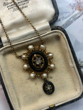 Load image into Gallery viewer, French Pearl & Diamond Pendant