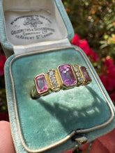 Load image into Gallery viewer, Pink Sapphire &amp; Diamond Ring in 18ct Gold
