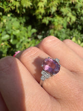 Load image into Gallery viewer, Pink Tourmaline &amp; Diamond Ring in Platinum
