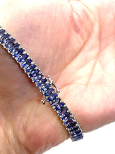 Load image into Gallery viewer, Tanzanite Diamond Bracelet
