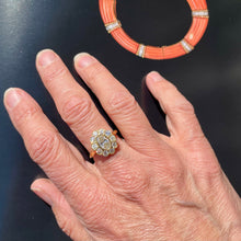 Load image into Gallery viewer, Diamond Cluster Ring in 18ct Yellow Gold
