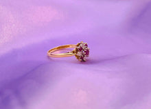 Load image into Gallery viewer, Ruby and Diamond Ring in 18ct Yellow Gold
