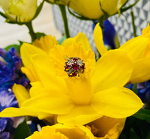 Load image into Gallery viewer, Ruby and Diamond Ring in 18ct Yellow Gold
