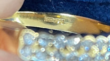 Load image into Gallery viewer, Beautiful Double Row Half Eternity Diamond Ring Set in 18ct Yellow Gold
