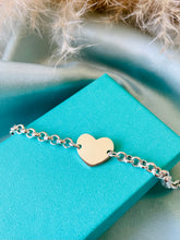 Load image into Gallery viewer, Silver Love Heart Bracelet
