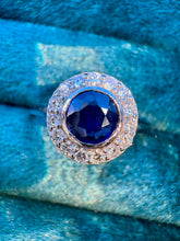 Load image into Gallery viewer, Sapphire and Diamond Ring
