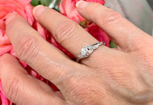 Load image into Gallery viewer, Diamond Solitaire in 9ct White Gold
