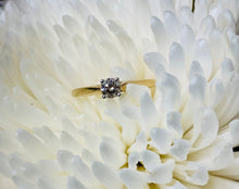 Load image into Gallery viewer, Solitaire Diamond Ring in 9ct Yellow Gold
