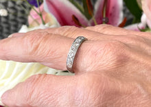 Load image into Gallery viewer, Half Eternity Diamond Ring Set in Platinum
