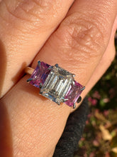 Load image into Gallery viewer, Pink Sapphire and Diamond Ring
