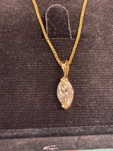 Load image into Gallery viewer, 1ct Marquise Cut Diamond Pendant in 18ct Yellow Gold
