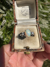 Load image into Gallery viewer, Opal &amp; Diamond Ring in White Gold
