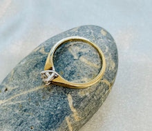 Load image into Gallery viewer, Solitaire Diamond Ring in 9ct Yellow Gold
