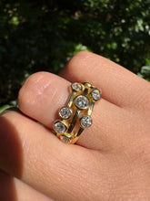 Load image into Gallery viewer, Contemporary 18ct Yellow Gold Diamond Ring – 1.20ct Total Diamonds
