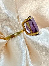 Load image into Gallery viewer, Stunning Amethyst Ring Set in 18ct Yellow Gold
