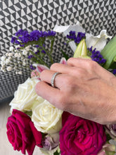 Load image into Gallery viewer, Half Eternity Diamond Ring Set in Platinum
