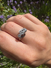 Load image into Gallery viewer, Vintage Diamond Three-Stone Ring | 18ct Gold
