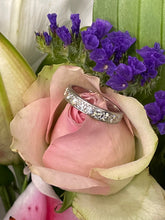 Load image into Gallery viewer, Half Eternity Diamond Ring Set in Platinum
